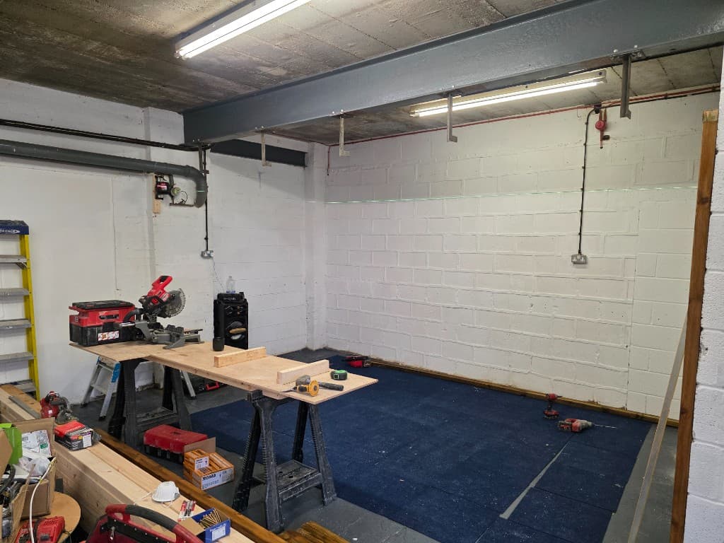 Absolutely Electrical boardroom during fit-out